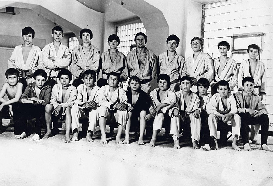 Первый набор в школу дзюдо. 1974 год